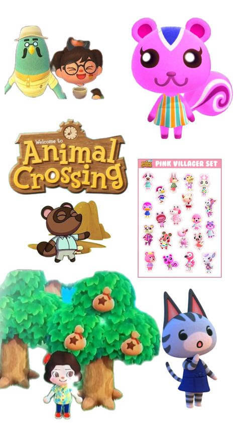 Animal Crossing, Animals, Pink