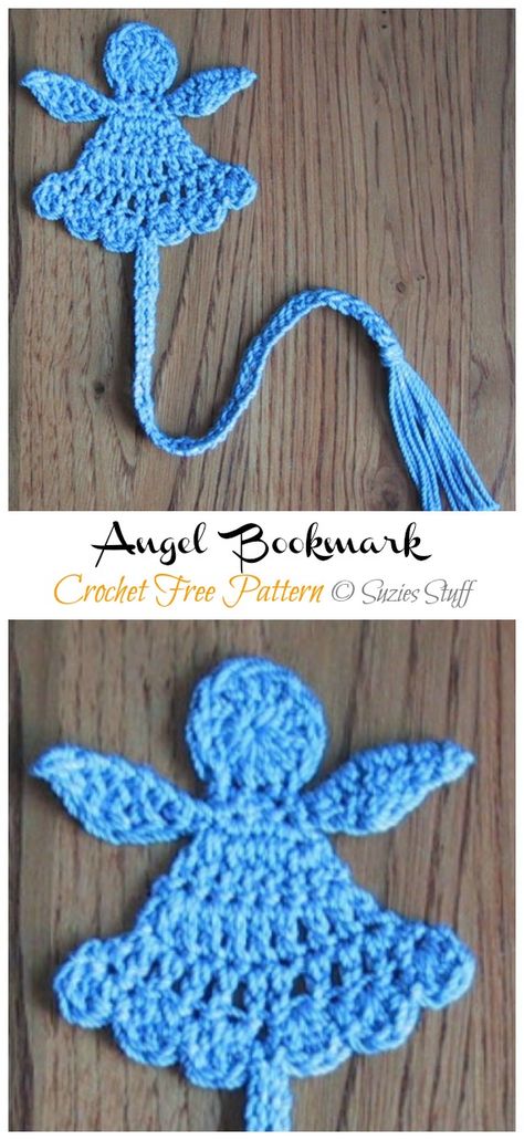 Angel Bookmark Crochet Free Pattern - #Bookmark; Free #Crochet; Patterns Crochet Angel Bookmark Free Pattern, Crochet Cross Pattern Free Easy, Free Crochet Patterns For Angles, Free Crochet Cross Bookmark Free Pattern, Small Crochet Angel Free Pattern, Easy Angel Crochet Pattern Free, Crochet Christmas Bookmarks Free Patterns, Cross Bookmark Crochet, Crochet Patterns For Bookmarks