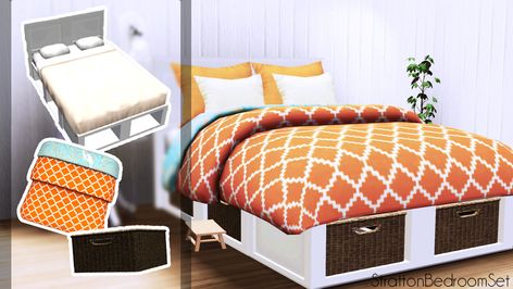 Sunny CC Finds - Sims 3 — loubellesims: Stratton Bedroom Set Download ... Sims 3 4t3, Ts3 Cc Furniture, Sims3 Cc, Sims 4 Beds, Sims 3 Cc Finds, Cc Furniture, Sims 4 Bedroom, Sims 4 Clutter, The Sims 4 Packs