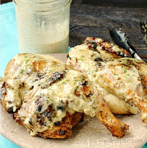 Grilled Chicken Quarters | Tailgating Giveaway Grilled Chicken Quarters, White Bbq Chicken, White Barbecue Sauce, Chicken Quarter Recipes, Chicken Quarters, Top Chicken Recipes, Grilled Dinner, Summer Recipes Dinner, Dinner Entrees