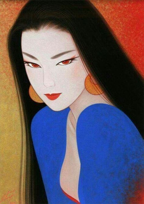 Geisha Art, Japon Illustration, Arte Sketchbook, Ethereal Art, Japan Art, Pretty Art, 그림 그리기, Asian Art, Japanese Art