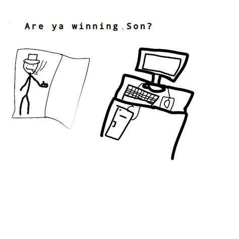 There is no son. Are Ya Winning Son, Funny Doodles, My Son, Okay Gesture, Doodles, Memes, Funny, Quick Saves