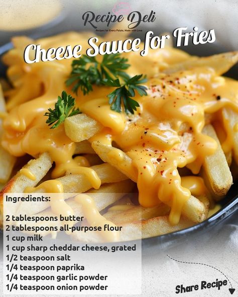 Loaded Fries Cheese Sauce, Cheese Sauce For Fries, Sauce For French Fries, Make Cheese Sauce, Sauce For Fries, Food Sauces, How To Make Cheese Sauce, Meals Ideas, Loaded Fries