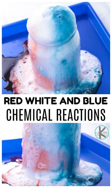 Red White and Blue Science Project - this is such a fun, easy science experiment for toddler, preschool, kindergarten, first grade, and 2nd grade kids. It is not only an easy presidents kids activities, but also a fun activity for independence day, 4th of july, and more. #4thofjuly #4thofjulyactivities #kidsactivities #science Independence Day Activities, Memorial Day Activities, Fourth Of July Crafts For Kids, Toddler Science Experiments, Preschool Science Activities, Summer Science, Science Experiments For Preschoolers, Easy Science Experiments, Science Project