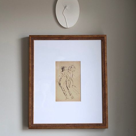 Sometimes a classical, simple piece of artwork seems most elegant. This Blind Contour Drawing of two figures is sophisticated, can be styled anywhere in your home, and is the perfect medium size. It comes with a traditional white mat and a classic wood frame. It's ready to hang upon arrival! Blind Contour, Blind Contour Drawing, Living Room Decor Neutral, Living Room Update, Contour Drawing, White Mat, Paper Frames, Wall Deco, Classic Art