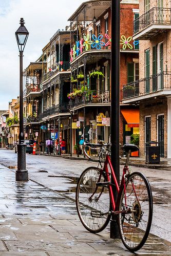 ~~Big Easy Street | a damp street in New Orleans French Quarter, Louisiana | by star_avi8r~~ Anna Karina, New Orleans French Quarter, New Orleans Travel, Big Easy, Las Vegas Hotels, Easy Street, New Orleans Louisiana, French Quarter, Beautiful Places To Visit