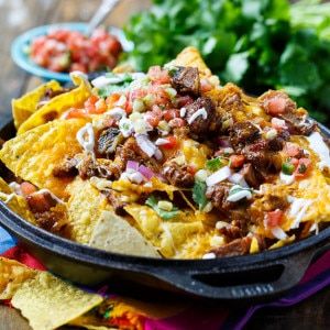 BBQ Brisket Nachos Brisket Nachos, Bbq Nachos, Fried Mac And Cheese, Braised Brisket, Bbq Brisket, Southern Kitchen, Best Party Food, Southern Kitchens, Brisket Recipes