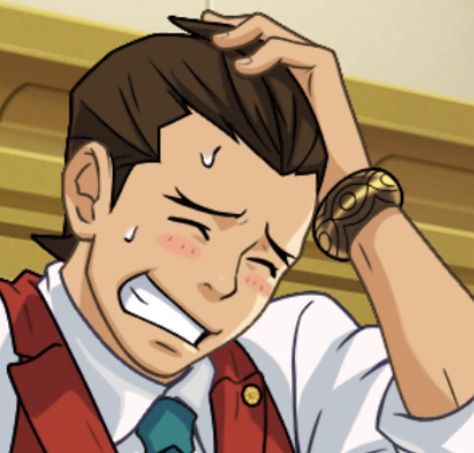 Apollo Justice Pfp, Apollo Justice Icon, Ace Attorney Pfp, Angry Man, Funny Banner, Apollo Justice, Phoenix Wright, Ace Attorney, Cute Profile Pictures