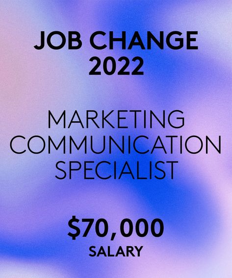 Salary Story: How I Went From Toxic Jobs To Making $70k+#refinery29 70000 Salary, 80k Salary, 70k Salary, Manifesting Higher Salary, 60k Salary, Salary Meme Funny, Marketing Communications, Marketing Communication, Changing Jobs