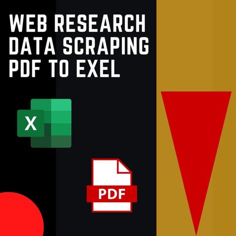 Welcome to my Data Entry Service! My service includes : ✹Data scraping ✹Data mining ✹Data Collection ✹Data Capturing from Websites ✹email scraping ✹excel data entry ✹pdf to excel ✹copy paste ✹Manual Typing/ Image Convert ✹virtual assistant Excel Data Entry, Pdf To Excel, Data Scraping, Web Research, Data Services, Data Mining, Data Entry, Copy Paste, Data Collection