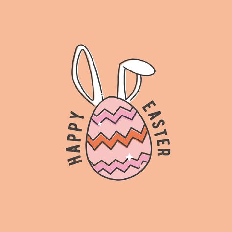 Animated GIF/sticker design created for Instagram stories by Kaye Huett, Logo & Brand Identity Designer - search 'kayedoeslogos' on Instagram to find and use them. Gif For Instagram Stories, Happy Easter Gif, Easter Poster Design, Easter Graphic Design, Kids Animation, Gif Sticker, Food Illustration Design, Easter Drawings, Easter Poster