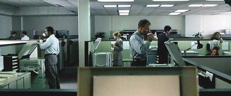 A Brief Guide to Modern Office Architecture Through the Movies - Architizer Journal Railroad Humor, Shot Film, Office Movie, Cool Office Space, Modern Office Space, Office Job, Production Design, Cool Office, Feel Loved