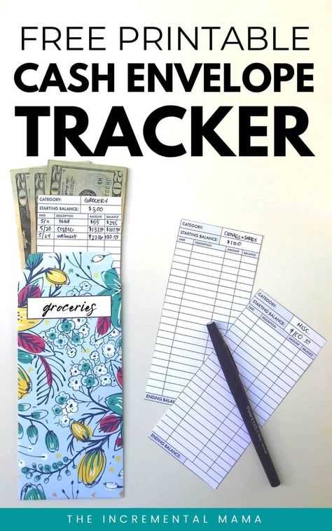 These free printable cash envelope tracker inserts will help you easily track your spending with the cash envelope system. Fits most cash envelopes. Diy Cash Envelope System Binder, Diy Money Envelopes Monthly Budget, Budget Sheets For Cash Envelopes, How To Make Cash Stuffing Envelopes, Cash Stuffing Printable Free, Envelope Budget System Printables Free, Cash Envelope Insert Printable Free, Cash Tracker Printable Free, Free Printable Cash Envelope Template