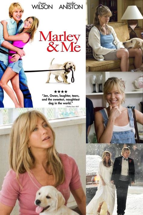 Jennifer Aniston Movies, Marley And Me, Jennifer Aniston Hair, Jennifer Aniston Hot, Jen Aniston, Family Films, Owen Wilson, Chick Flicks, She Movie