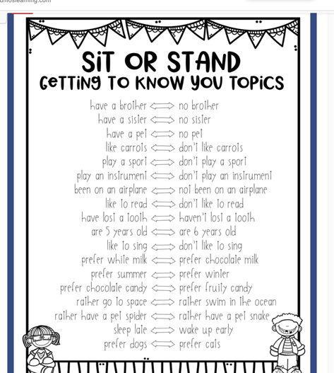 Question Of The Day Elementary School, First Grade Getting To Know You Games, Get To Know Activities, Fun Training Games For Work, Team Building Games For Elementary Students, Teacher Get To Know Me Activity, Activities For First Day Of School Ideas, Fun Introductions Ice Breakers, Get To Know Your Teacher Game