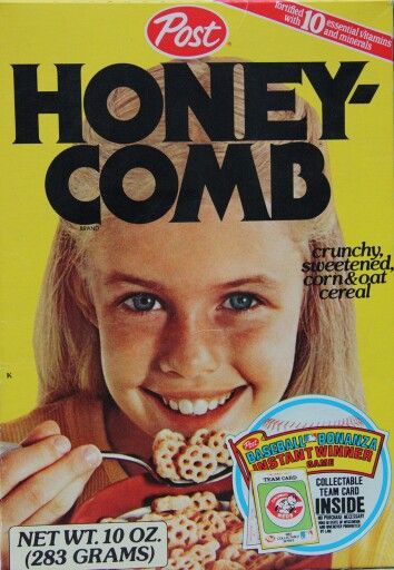 Post Honey Comb  Cereals box Honeycomb Cereal, 80s Food, Cereal Packaging, Best Cereal, Oat Cereal, Cereal Killer, Breakfast Of Champions, Plywood Furniture, Cereal Recipes