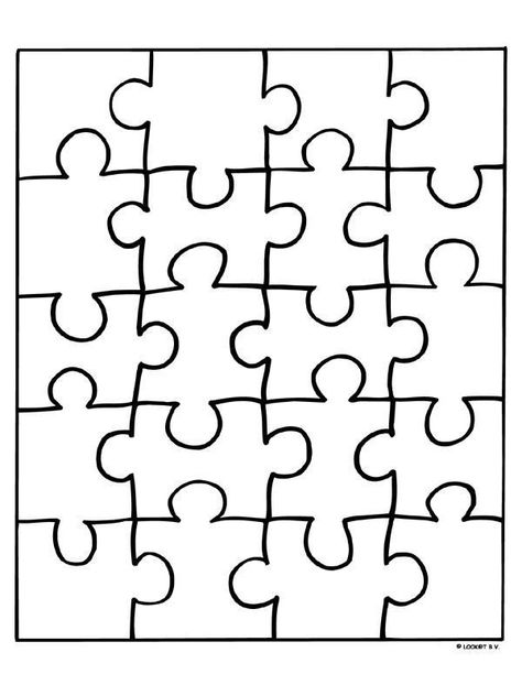 Puzzle Printable, Puzzle Piece Crafts, Make Your Own Puzzle, Art Puzzle, Puzzle Crafts, Puzzle Piece, Preschool Art, Art Activities, Puzzle Pieces