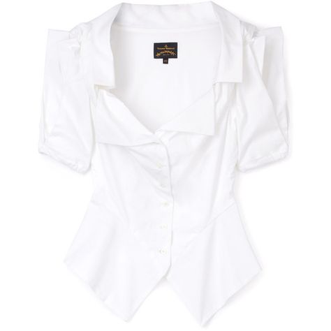 Vivienne Westwood Anglomania White Poppy Blouse ❤ liked on Polyvore Vivienne Westwood White Shirt, Vivienne Westwood Button Up, Vivienne Westwood Blouse, Tae Birthday, Westwood Outfit, Vivienne Westwood Outfit, Vivienne Westwood Clothes, Vivienne Westwood Top, Vivienne Westwood Shirt