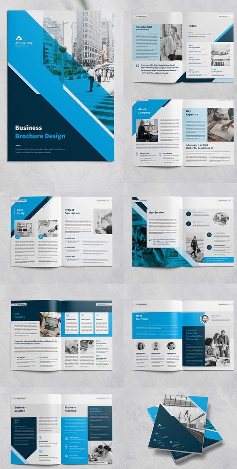 This Brochure Template Contains 16 Pages. You can use this brochure for your business purpose or other sectors. You can easily change all text, colors, images, etc. Marketing Presentation, Marketing Brochure, Documents Design, Bi Fold Brochure, Saddle Stitch, Graphic Design Flyer, Company Brochure, Brochure Cover, Book Layout