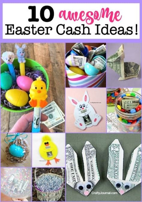 While it is always fun to receive candy in an Easter basket, what really rocks is a little hidden cash! So here are 10 awesome Easter cash gift ideas!  #EasterCashGiftIdeas #CashForEaster #EasterCashIdeas Easter Cash Gift Ideas, Gift Card Easter Basket, Money Easter Basket Ideas, Gift Card Easter Basket Ideas, Easter Gift Card Ideas, Easter Money Gift Ideas, Easter Ideas For Grandkids, Easter Gift Ideas For Teens, Cash Gift Ideas