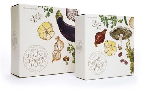 Trendset: 7 Emerging Package Design Trends of 2014 | Dieline Watercolor Packaging, Cool Packaging, French Market, Food Packaging Design, Pretty Packaging, Tea Art, Creative Packaging, Creativity And Innovation, Packaging Design Inspiration