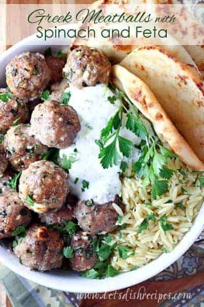 Turkey Meatballs With Spinach, Meatballs With Spinach, Slow Cooker Swedish Meatballs, Greek Turkey Meatballs, Ground Turkey Recipes Easy, Ground Turkey Meatballs, Greek Turkey, Ground Turkey Recipes Healthy, Greek Meatballs