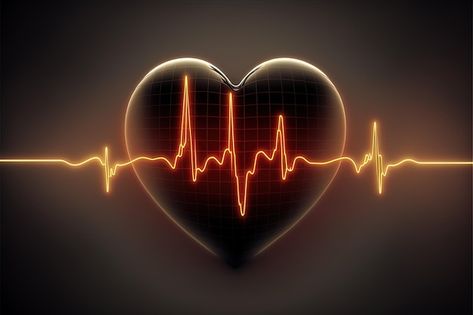 Background with a heart with the heartbe... | Premium Photo #Freepik #photo #pulse-logo #pulse-line #health-symbol #hospital-sign Pulse Logo, Heartbeat Jewelry, Heartbeat Monitor, Hospital Sign, Beats Wallpaper, Health Symbol, Music Heart, Heart Defect, Heart Beat