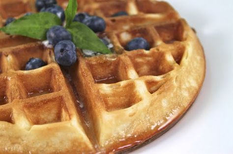 The Café Sucré Farine: Yeasted Belgium Waffles - The Real Deal! Belgium Waffle Recipe, Belgium Waffle, Belgium Waffles, Belgian Waffle Maker, Dinner Side Dishes, Belgian Waffles, Waffle Recipes, Waffle Maker, Pancakes And Waffles