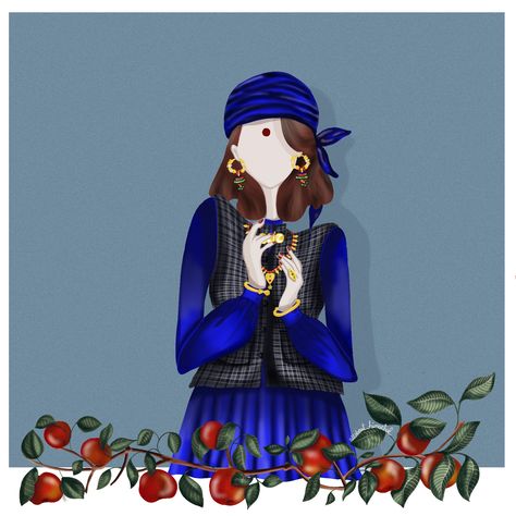 Himachali Culture, Folk Illustration, Folklore Art, Apple Season, Everyday Fashion Outfits, People Illustration, Sketch Painting, Mini Canvas, Everyday Fashion