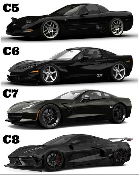 Baddie Cars, Black Corvette, Corvette C5, Corvette Zr1, Street Racing Cars, Chevy Corvette, Pretty Cars, Street Cars