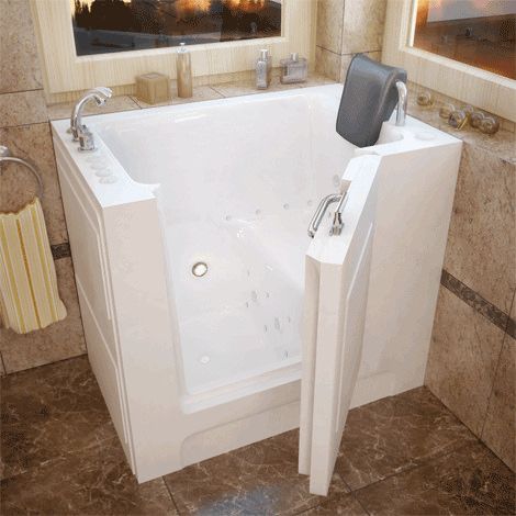 Premium #walkintubs. Each tub is created with quality parts and hardware, making them sturdy and reliable. Our #tubs are carefully designed with contoured seats so you can sit down and stand up with ease. Our no leak door system provides a watertight seal for year after year.  You can be sure you'll find your perfect tub as we offer custom sizes and features specified to your individual needs.   www.seligconstruction.com/walk-in-tubs.php  #elderlytubs #tubsafety #bathtubs Walk In Shower Designs, Walk In Bathtub, Walk In Tubs, Access Panels, Bath Store, Acrylic Tub, Swinging Doors, Jetted Tub, Tub Filler