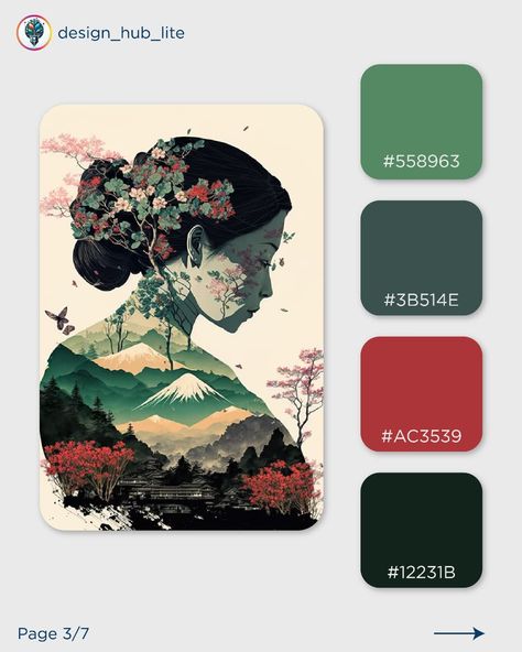 🎨 Sharing the most minimal and aesthetic color palattes inspired by Japanese Art! 🇯🇵✨ The timeless beauty of Japanese culture, these color palettes capture the essence of tradition, nature, and simplicity. From the serene shades of cherry blossoms to the deep hues of ink art, bring a touch of Japan’s artistic heritage into your designs. Each slide showcases a unique palette that embodies the balance, harmony, and minimalism Japanese art is known for. Swipe through and find the perfect palet... Japanese Color Palette Design, Japanese Color Scheme, Minimalism Japanese, Japanese Color Palette, Japanese Colors, Aesthetic Color, Color Palette Design, Aesthetic Colors, The Balance