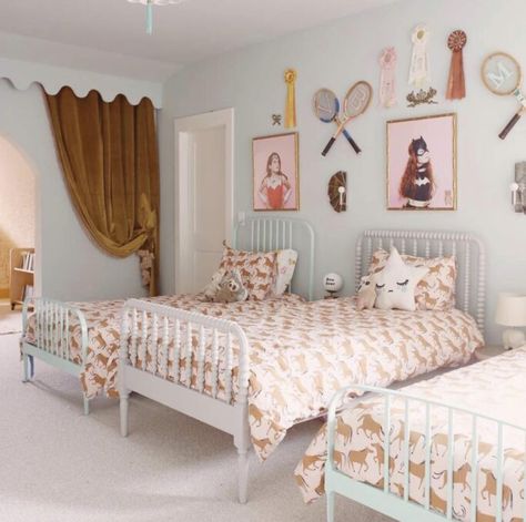 We love the look of Jenny Lind beds and we are sharing our favorite along with 8 other spindle bed options you'll love! This style is so sweet and classic. It's perfect for any child's room and will go with any decor style! Jenny Lind Bed Girl Room, Jenny Lind Toddler Bed, Jenny Lind Bed, Whimsical Room, Jenny Lind, Spindle Bed, Colors Wall, Paint Inspiration