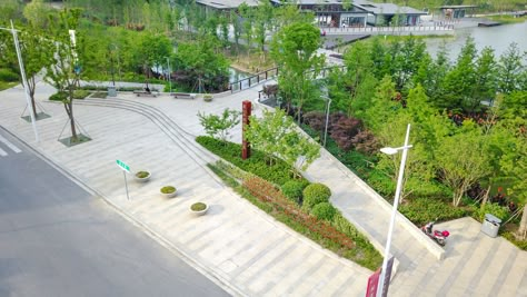 Stepped Seating, Urban Landscape Architecture, Office Landscape, Corner Pergola, Wetland Park, White Island, City Parks, Urban Landscape Design, Park Forest