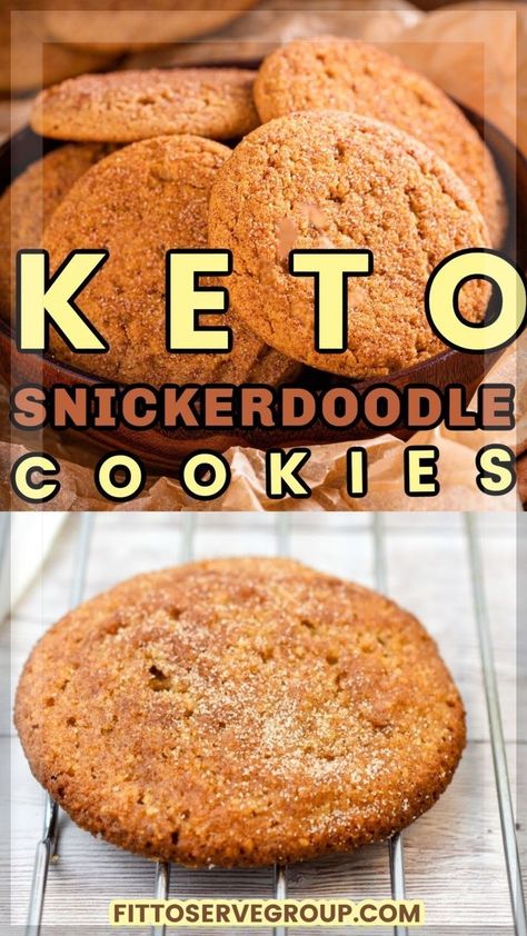 These keto snickerdoodle cookies are a delight to the tastebuds. They are soft-baked, tender, and easy to make. It's a keto "sugar" cinnamon cookie recipe that allows you to enjoy all the flavor, texture of this well-loved recipe without the worry of being kicked out of ketosis. gluten-free snickerdoodle cookies| sugar-free snickerdoodle cookies| low carb snickerdoodle cookies Low Carb Snickerdoodle Cookies, Keto Cinnamon Cookies, Cinnamon Cookie Recipe, Keto Snickerdoodle Cookies, Keto Snickerdoodles, Keto Sugar Cookies, Gluten Free Snickerdoodle Cookies, Doodle Cookies, Cinnamon Cookies Recipes