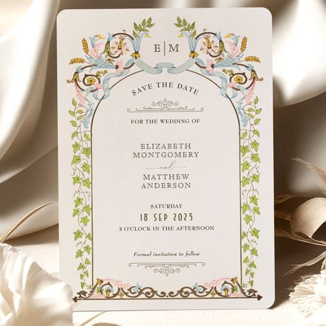 Royal Wedding Invitation, Royal Invitation, Elegance Wedding, Themed Weddings, Date Invitation, Wedding Stationery Design, Victorian Wedding, Save The Date Templates, Electronic Invitations