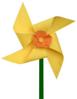 Preschool Origami, Daffodil Craft, Pinwheel Craft, Daffodil Day, Types Of Pencils, Spring Fun, Flowers Paper, Spring Art, Childrens Crafts