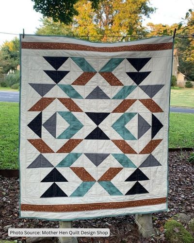 Western Style Quilt Patterns, Cherokee Quilt Patterns, Native American Quilts Patterns Southwest Style, South Western Quilt Patterns, Southwestern Quilts Patterns, Southwestern Quilt Patterns, Western Quilt Ideas, Boho Quilt Patterns Free, Cool Quilt Patterns