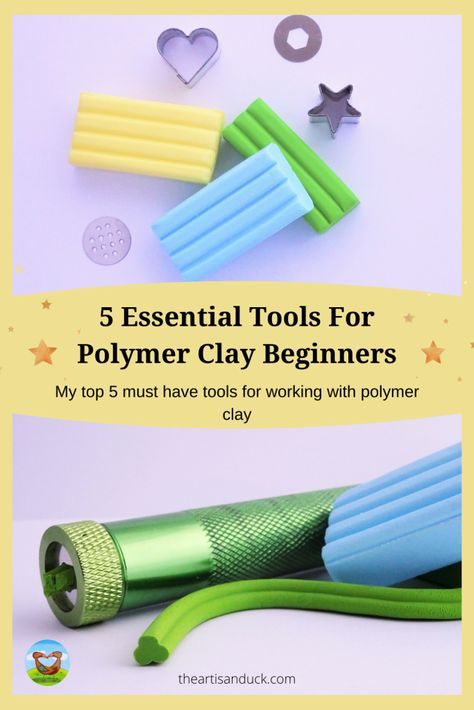 Polymer Clay Beginner, Clay Beginner, Clay Extruder, Clay Artists, Clay Magnets, Polymer Clay Jewelry Tutorials, Polymer Clay Tools, Polymer Clay Canes, Polymer Clay Diy