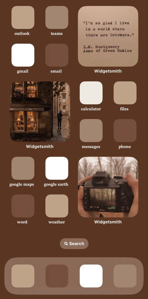 Autumn Ios 16 Homescreen, Autumn Ios Homescreen, Autumn Phone Layout, Autumn Icons Aesthetic, Theme Ios 16, Fall Iphone Layout, Autumn Home Screen, Ios16 Homescreen, Autumn Homescreen