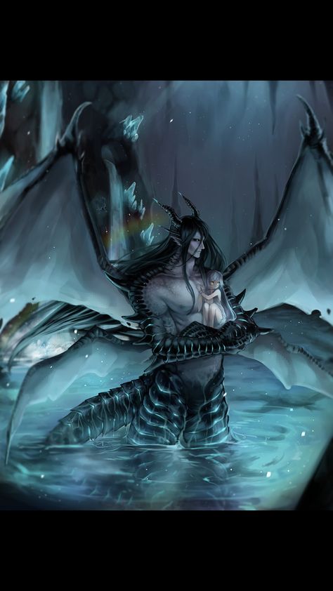 Hot Monster Art, Dragon Romance, Fantasy Romance Art, Male Mermaid, Monster Boy, Big Dragon, Humanoid Creatures, Fantasy Beasts, Romance Art