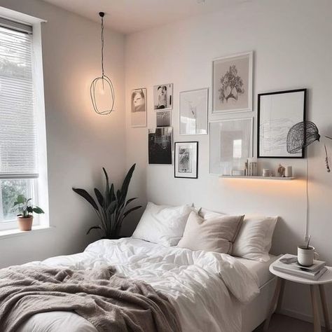 Minimal Room Aesthetic, Moody Scandinavian, Minimalist Room Decor, Room Decor Minimalist, Minimalist Bedroom Ideas, Brown Rooms, Makeover Bedroom, Scandinavian Bedroom, Room Upgrade