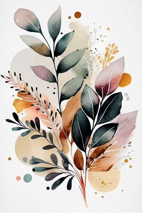 Boho Floral Art, Digital Design Aesthetic, Floral Digital Art, Bohemian Art Inspiration Painting, Bohemian Painting Ideas, Boho Flower Painting, Art Deco Botanical, Boho Watercolor Art, Pride Photography