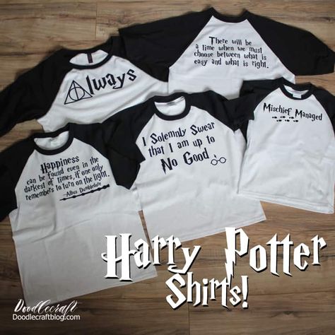 25+ Harry Potter Projects to Make With Your Cricut - Housewife Eclectic Disney Shirts Family, Funny Harry Potter Shirts, Harry Potter Classes, Heat Transfer Vinyl Shirts, Funny Disney Shirts, Slider Buns, Harry Potter Shirts, Diy Disney Shirts, Funny Disney