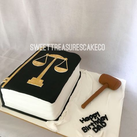 Birthday cake for Advocate ‘Dad’    #sweettreasures #sweettreasurescakeco #cake #johannesburg #southafrica #birthday #jozi #celebrations #celebrationcakes #party #happybirthdaydad #advocatedad #advocate #law #bookcake Cake For Advocate, Advocate Cake Designs, Lawyer Cake, Birthday Cake For Father, Lawyer Life, Graduation Cake Designs, Heart Photos, Graduation Party Cake, Decorating Frosting