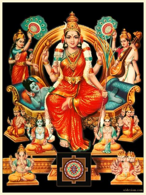 Shakti Maa, Goddess Images, Tripura Sundari, Lakshmi Photos, Aadi Shakti, Shakti Goddess, Durga Images, Hindu Goddess, Indian Goddess