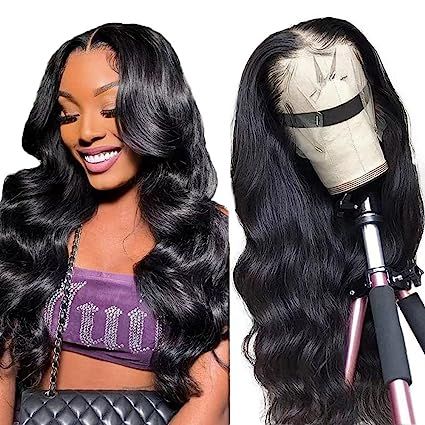 Lace Front Wigs Material: 100% Brazilian Virgin Human Hair Lace Front Wigs for Black Women, Body Wave Lace Front Wigs Human Hair, Body Wave Wigs HD Frontal Wigs Feature: 13x4 HD Lace Front Wigs Human Hair Pre Plucked with Baby Hair, Natural Hairline with Bleached Knots, High Quality Transparent Swiss Lace, Suitable for All Skin Tones, Invisible and Natural, Soft and Durable, Free Part Body Wave Frontal Wigs Human Hair Can Do Middle Part, Side Part Easily Body Wave Lace Front Wigs, Ombre Lace Front, Virgin Hair Wigs, Lace Front Wigs Human Hair, Brazilian Body Wave, Wigs Human Hair, Body Wave Wig, Front Lace Wigs Human Hair, Styling Products