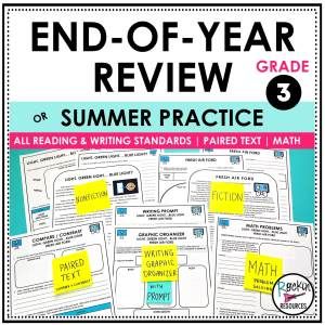 Summer Review Packet, End Of Year Review, Summer Learning Activities, Summer Packet, Summer Review, Writing Organization, Text Analysis, Writing Checklist, Year Review