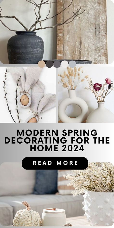 Mantle Decorating Ideas with a Modern Twist Spring Modern Decor, Modern Spring Decor Living Room, Modern Fireplace Mantle Decor, Fireplace Mantle Decor Modern, Modern Fireplace Mantle, Modern Spring Decor, Mantle Decor Modern, Mantle Decorating Ideas, Christmas Trees White