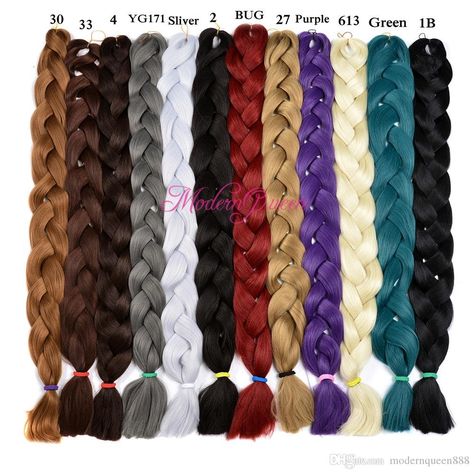 Xpression Synthetic Braiding Hair 82inch 165grams Single Color Premium Ultra Braid Kanekalon Jumbo Braid Hair Extensions Havana Mambo Twist Bulk Human Hair Human Hair In Bulk From Modernqueen888, $6.04| Dhgate.Com Mambo Twist, Kanekalon Braids, Kanekalon Jumbo Braid, Box Braids Wig, Braiding Hair Colors, Braiding Hairstyles, Braiding Your Own Hair, Braid Wig, Front Braids